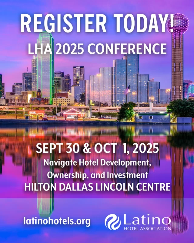 Register today for the Latino Hotel Association's Annual Conference! Navigate hotel development, ownership and investment.
Head to the link in bio for more info and to secure your spot.

#latinohotels #LHAConference25 #dallas #hotelownership #hoteldevelopment #hotelinvestment